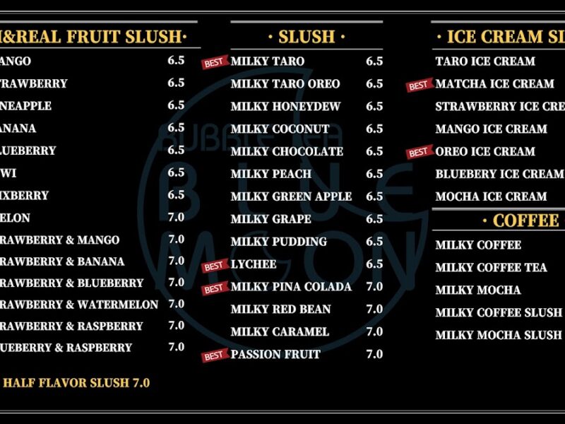 Bubble Tea Bluemoon 北溫休閒手搖 (Bluemoon Tea North Vancouver)